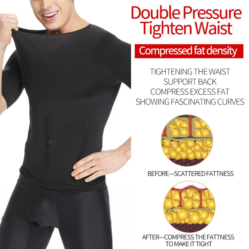🏋️‍♂️ Body Shaper Homme – Ceinture Amincissante et Correctrice de Posture