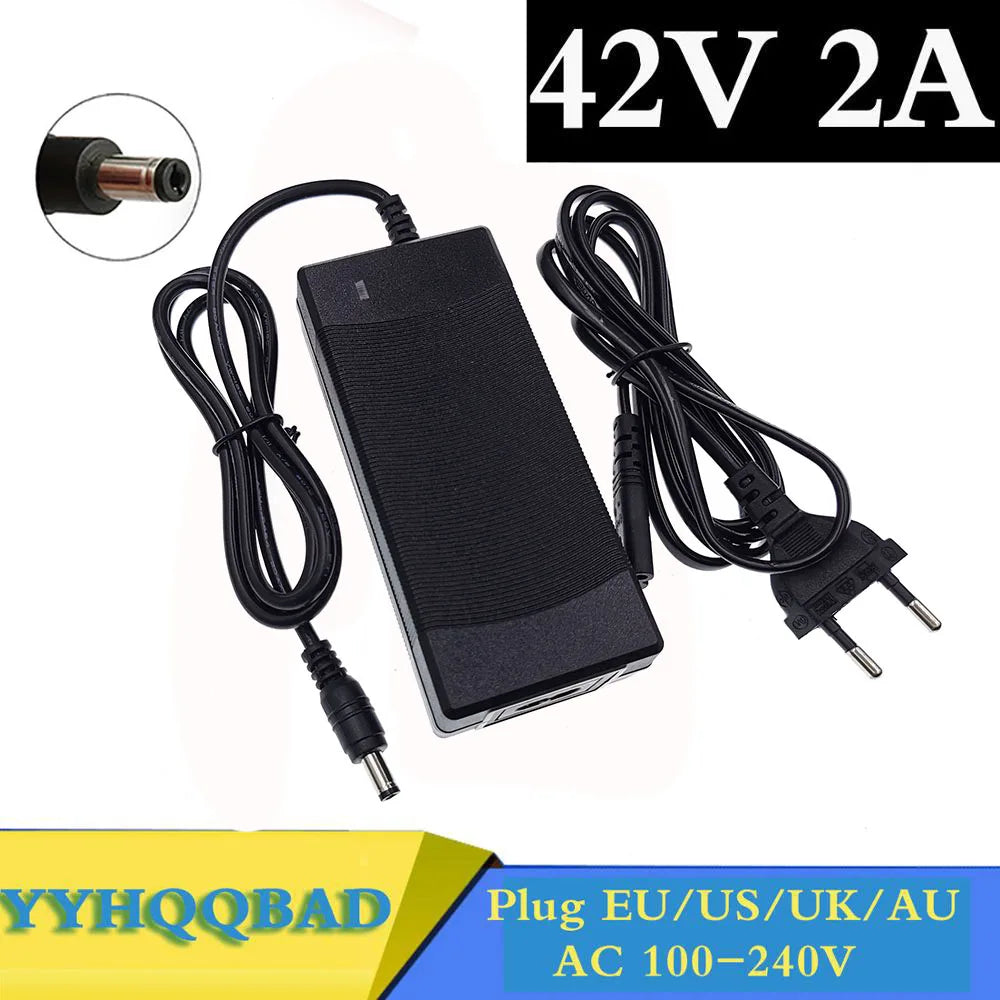 🔌 Chargeur de Batterie 36V 2A – Lithium Li-ion / Li-poly
