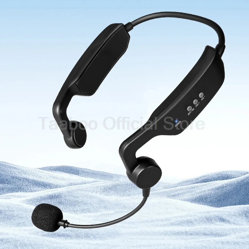 🎤 Microphone Sans Fil 70m – Casque Headset Directionnel pour Présentations et Enseignement